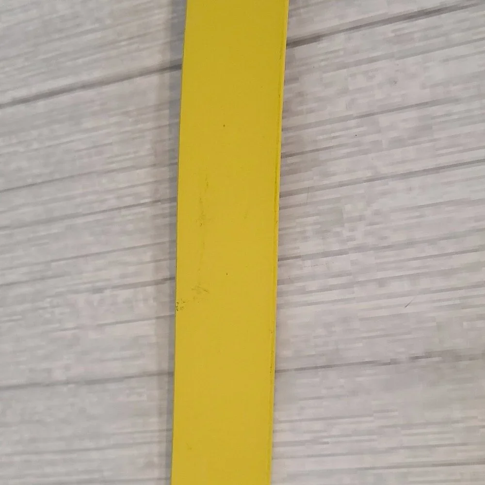 Rudolf Dassler Schuhfabrik Puma Leather Yellow Belt Hard To Find Medium 90cm